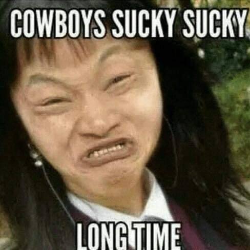 Cowboys go home now!
